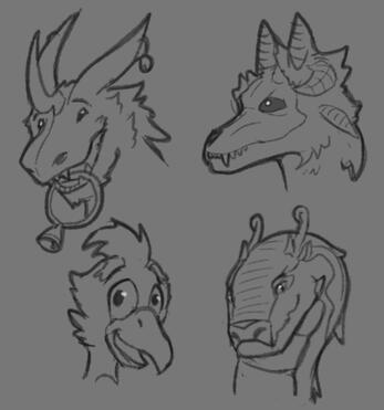 4 lined headshots