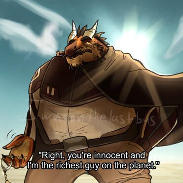 Shaded halfbody w/regular background